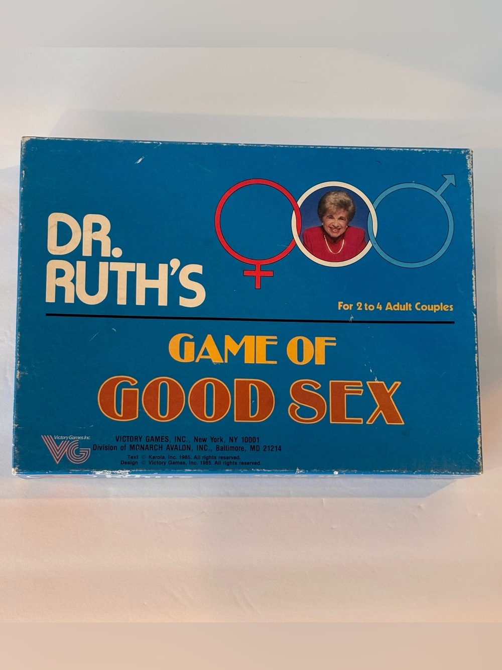 VTG 1985 Victory Games, Dr Ruth's Game of Good Sex, 2-4 Adult Couples - Picture 1 of 12